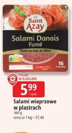 Salami wieprzowe w plastrach Saint Azay