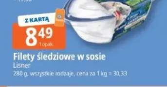 Filety śledziowe w sosie Lisner