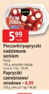 Pieczarki nadziewane serkiem Perla