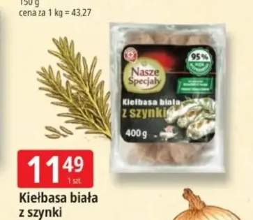 Kiełbasa biała z szynki Nasze Specjały