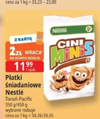 Płatki śniadaniowe Nestlé