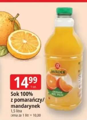 Sok 100% z pomarańczy JAFADEN