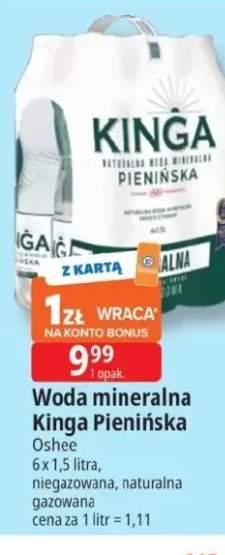 Woda mineralna Kinga Pienińska niegazowana 6-pak 1,5l
