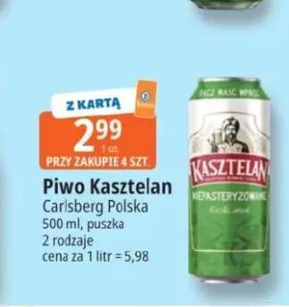 Piwo Kasztelan Niepasteryzowane 500ml
