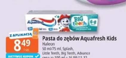 Pasta do zębów Aquafresh Kids Splash