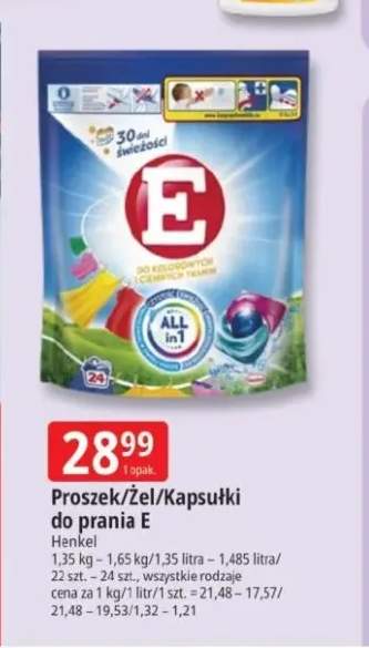Proszek do prania E