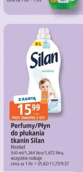 Perfumy do płukania tkanin Silan