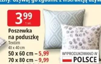 Poszewka na poduszkę Textim 50x60cm