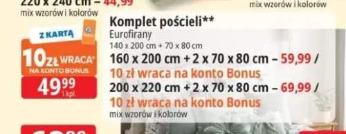 Komplet pościeli Eurofirany 140x200cm + 70x80cm