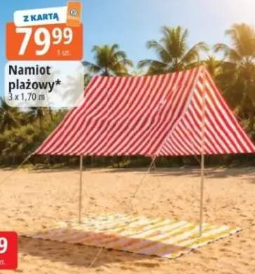 Namiot plażowy 3x1,70m