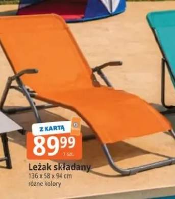 Leżak składany 136x58x94cm