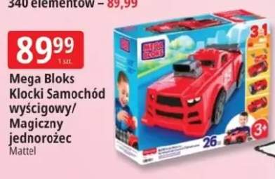 Klocki Samochód wyścigowy Mega Bloks