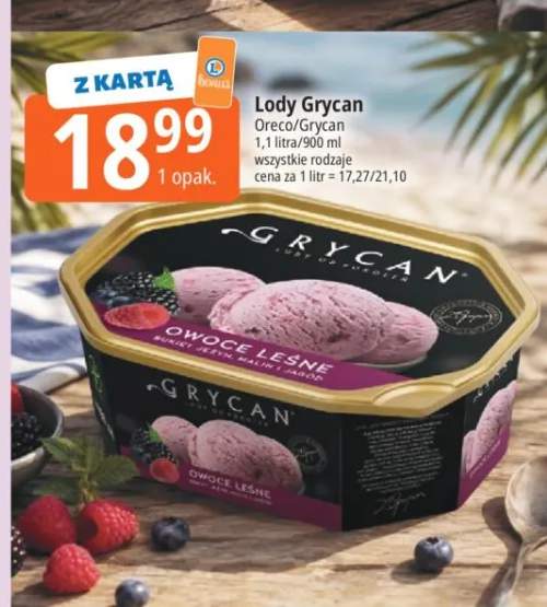 Lody Grycan Owoce Leśne