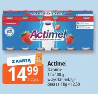 Napój jogurtowy Actimel Danone 12-pak
