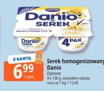 Serek homogenizowany Danio Danone 4-pak