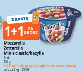 Ser Mozzarella Zottarella Minis bazylia Zott