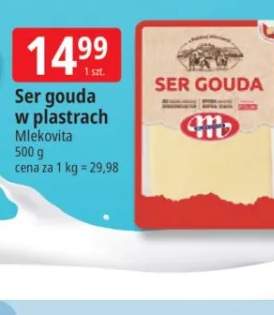 Ser Gouda w plastrach Mlekovita