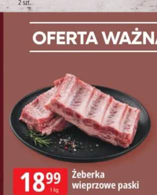 Żeberka wieprzowe paski