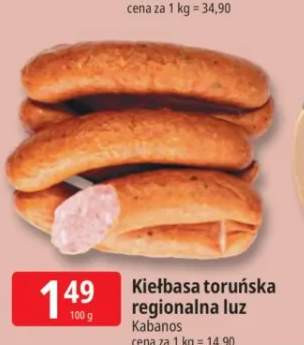 Kiełbasa toruńska regionalna luz Kabanos