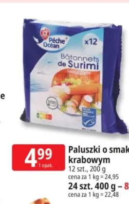 Paluszki o smaku krabowym Pêche Océan 24-pak