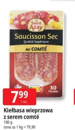 Kiełbasa wieprzowa z serem comté Saint Azay