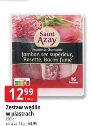 Zestaw wędlin w plastrach Saint Azay