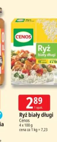 Ryż biały długi Cenos 4-pak