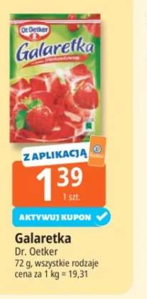 Galaretka Dr. Oetker o smaku truskawkowym