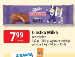 Ciastka Milka Choco Wafer