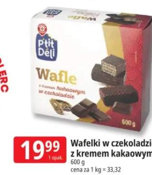 Wafelki w czekoladzie z kremem kakaowym P'tit Déli