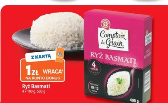 Ryż Basmati Comptoir du Grain 4-pak 100 g