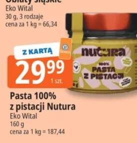 Pasta 100% z pistacji Nutura