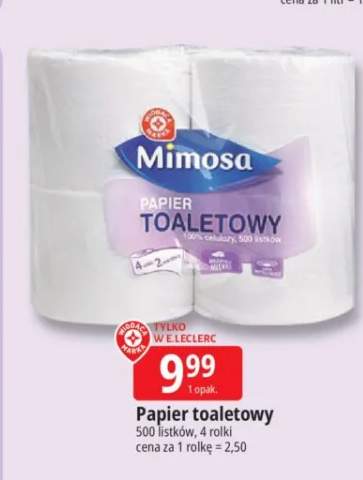 Papier toaletowy Mimosa 4-pak
