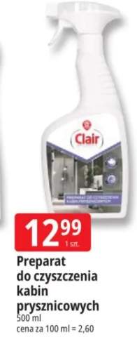 Preparat do czyszczenia kabin prysznicowych Clair