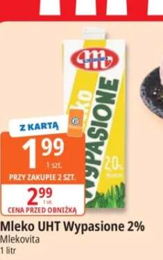 Mleko UHT Wypasione 2% Mlekovita
