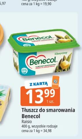 Tłuszcz do smarowania Benecol