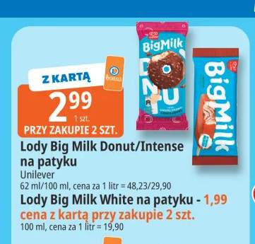 Lody Big Milk Donut na patyku +2 warianty
