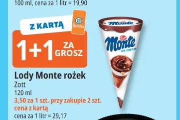 Lody Monte rożek