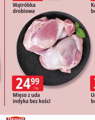 Mięso z uda indyka bez kości
