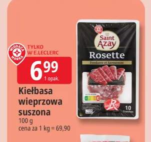 Kiełbasa wieprzowa suszona Saint Azay Rosette