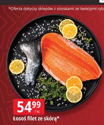 Łosoś filet ze skórą