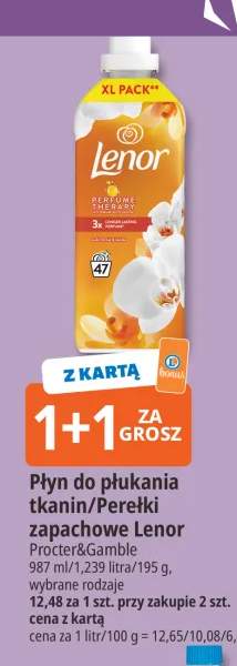 Płyn do płukania tkanin Lenor +1 wariant