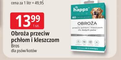 Obroża przeciw pchłom i kleszczom Happs