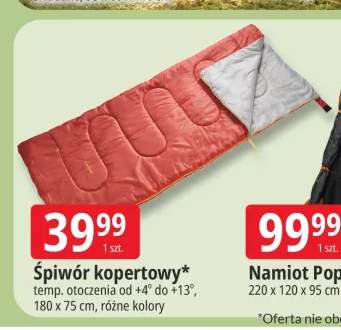Śpiwór kopertowy
