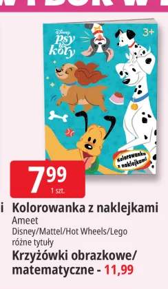 Kolorowanka z naklejkami Ameet +2 warianty