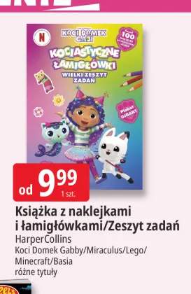 Książka z naklejkami i łamigłówkami HarperCollins +1 wariant