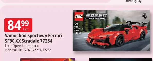Klocki Lego Speed Champions Ferrari SF90 XX Stradale 77254 +3 warianty