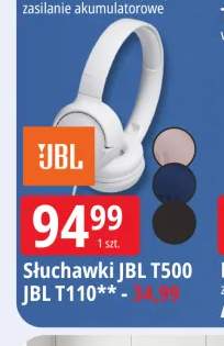 Słuchawki JBL T500 +1 wariant