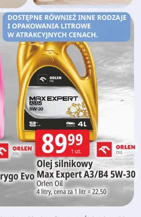 Olej silnikowy Orlen Oil Max Expert A3/B4 5W-30