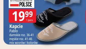 Kapcie damskie/męskie Pablo